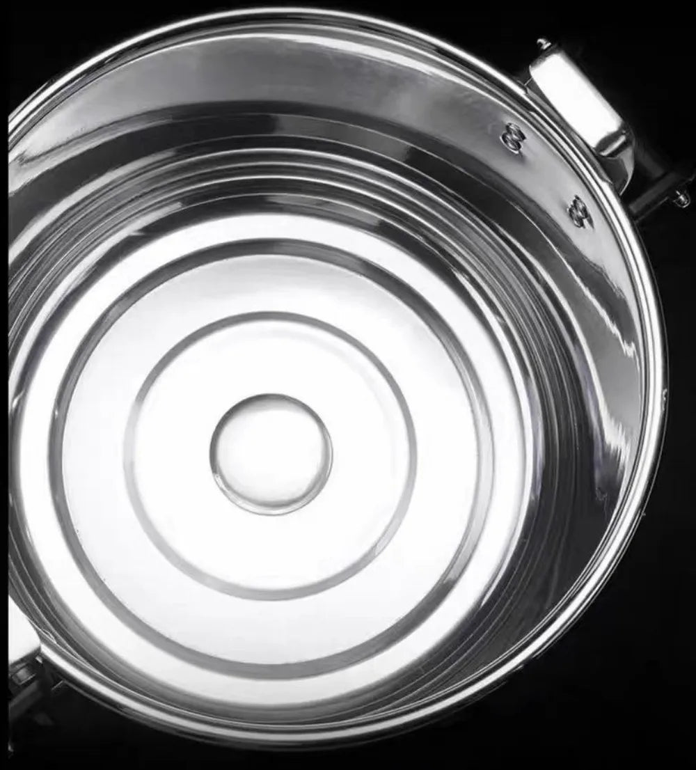 2025 New Pressure Cooker - 8L Commercial Stainless Steel Explosion-Proof Design for Gas & Induction Cooktops, 100KPA Fast Cookin