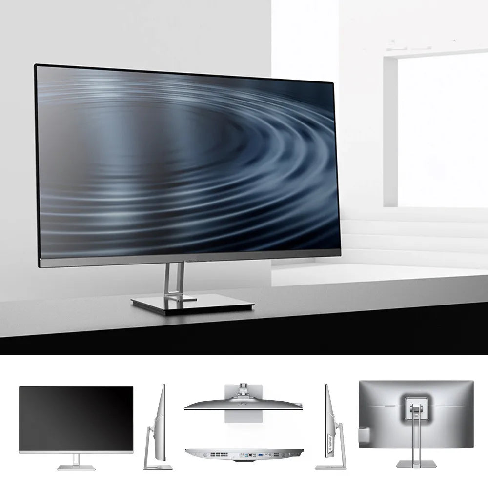 27 Inch Desktop Computer All In One Curve Core I3 I5 I7 RAM 16G 32G 64G Storage 256G 512G