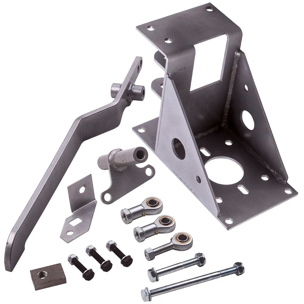Steel 90 Degree Under Dash Hanging Brake Pedal Kit Assembly for Ford Fit Chevy