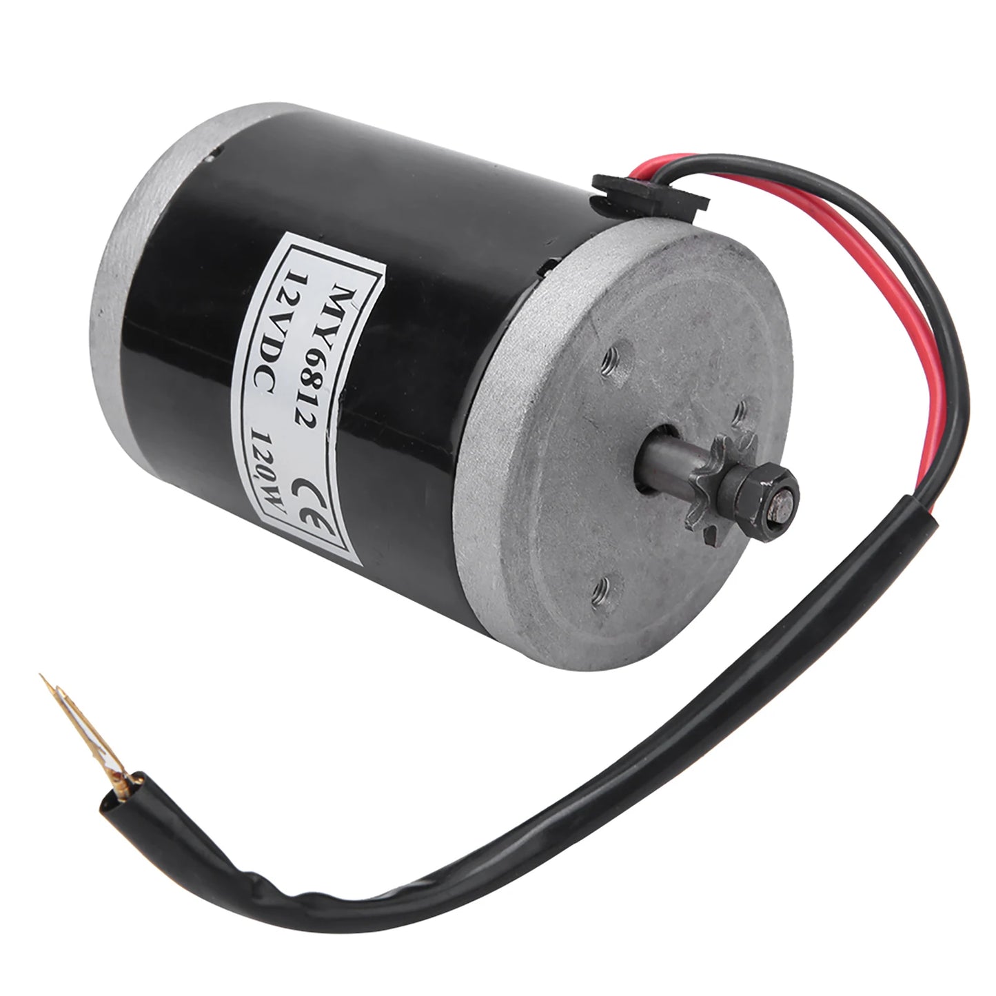 Brushed Motor MY6812 12V 120W High Speed Small Brush Motor with Belt Pulley Electric Scooter E Bike Accessory Bike Brushed Motor