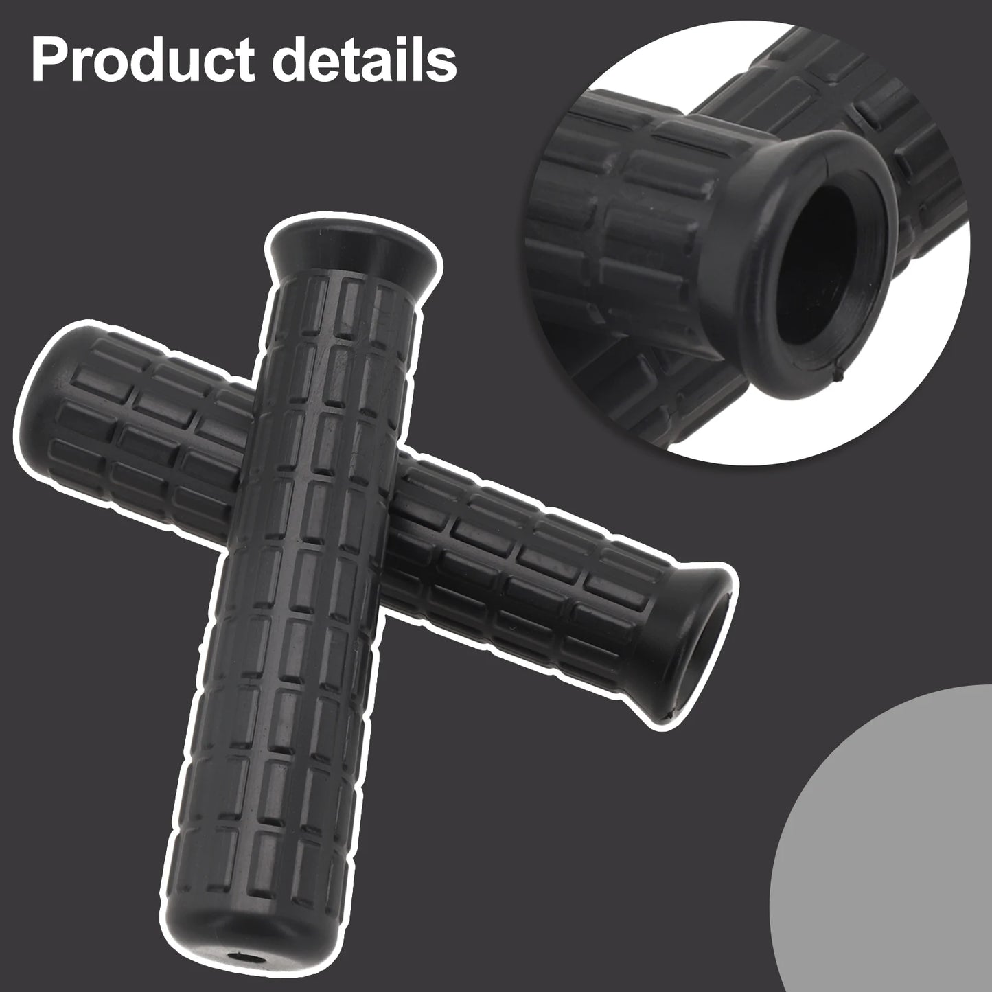 Wheelbarrow Rubber Handles Comfort Durable Grips Handlebar Non Slip Plastic Replacement Universal High Quality