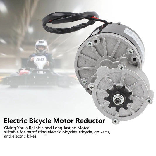 24V 1000W Gear Reduction Electric Motor Electric  Motor Reductor for Electric Bike Tricycle Go Karts Bike Reduction Motor
