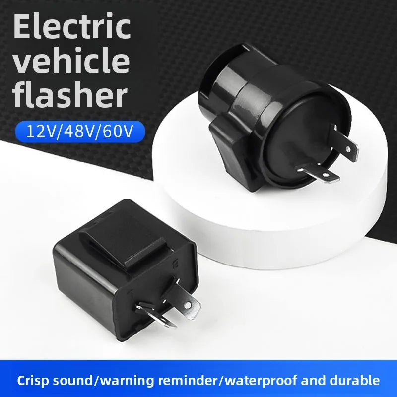 Electric scooter 12V, 48V, 60V audio electronic, turn signal, buzzer, strobe light, flashing light for electric vehicle