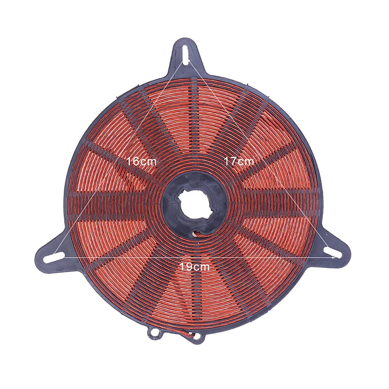 Induction Cooker Coil Cooking Component Heating 1500-2000W Universal Panel Copper Plated Coils Safe Professional Kitchen Part