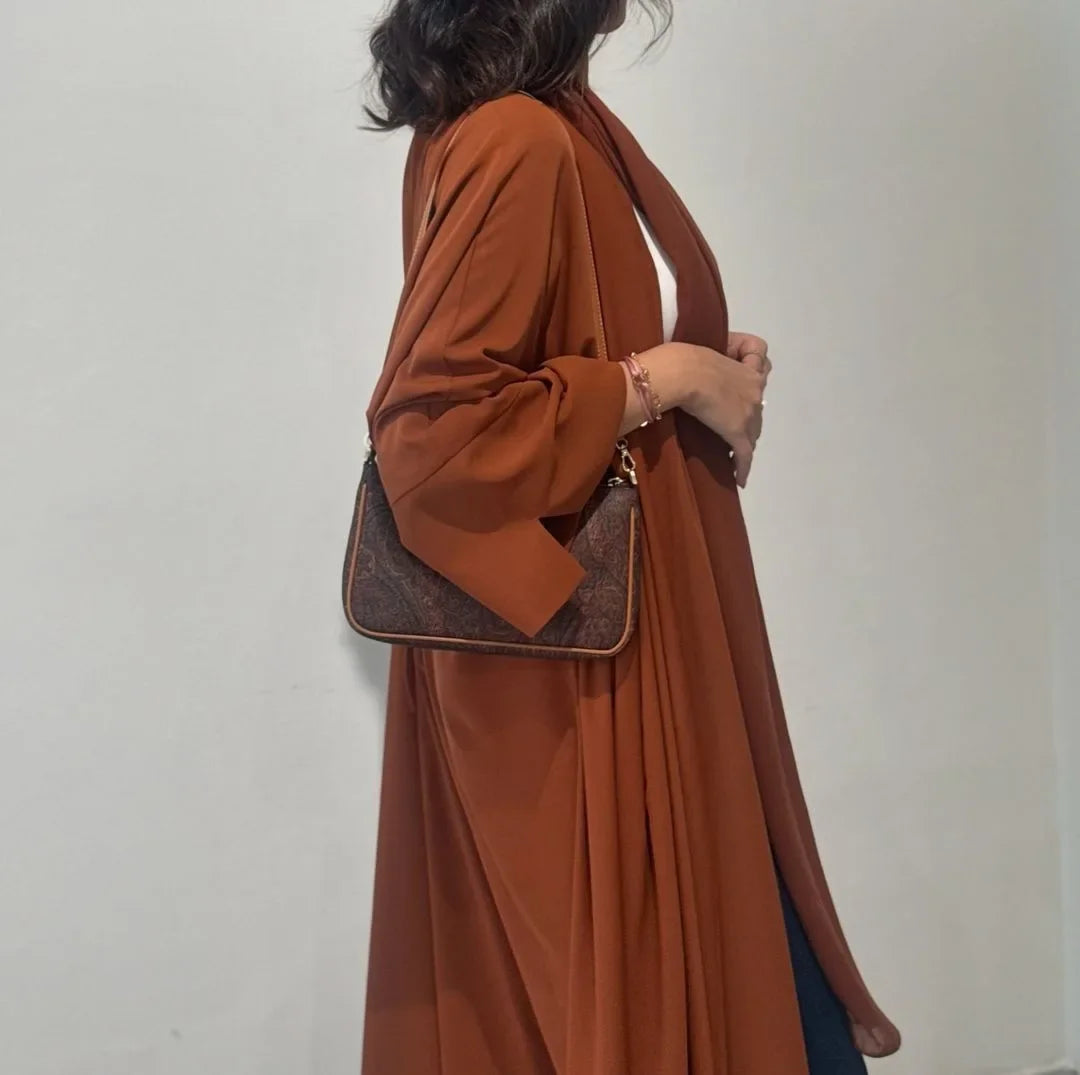 Eid Muslim Abaya for Women Cardigan Lace-up Solid Caftan Dresses Robe Jalabiya Ramadan Dubai Open Abayas Kaftan 2025 Vestidos