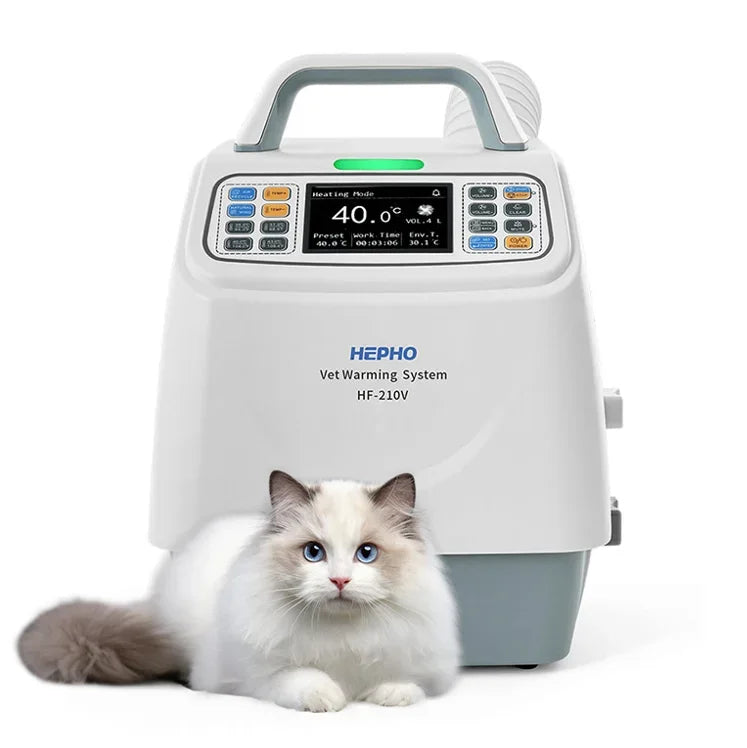 Pet heating system for animal use in clinic warmer