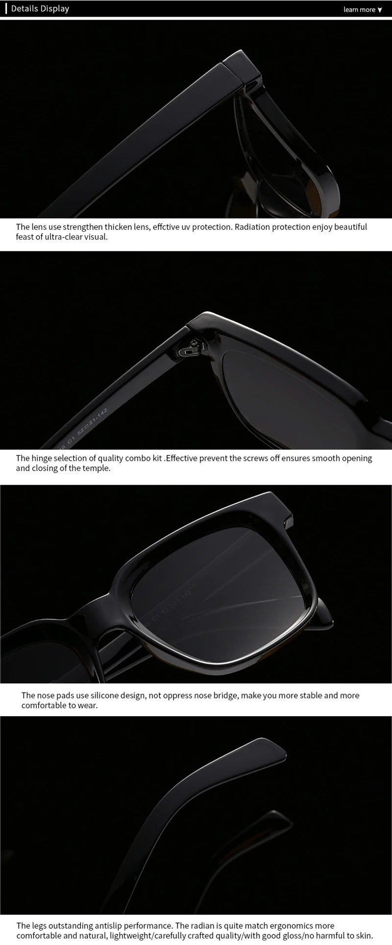 SHAUNA Retro Square Sunglasses Women Shades UV400 Fashion Men Trending Sun Glasses