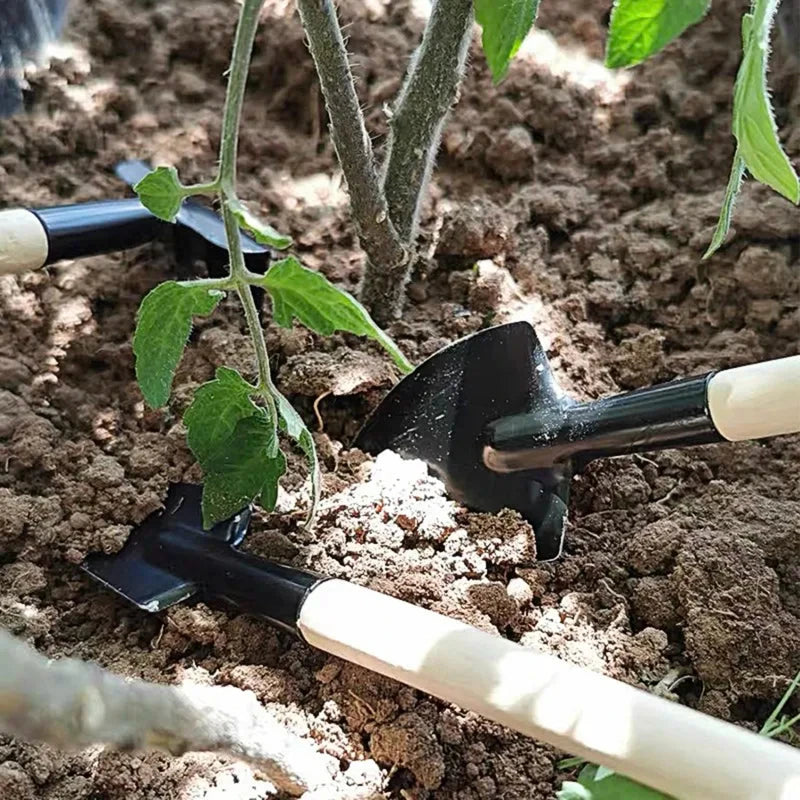 Garden Tool Hand Trowel,Rake,Cultivator,Weeder Tools With Ergonomic Handle,Garden Lawn Farmland Transplant Gardening Bonsai Tool