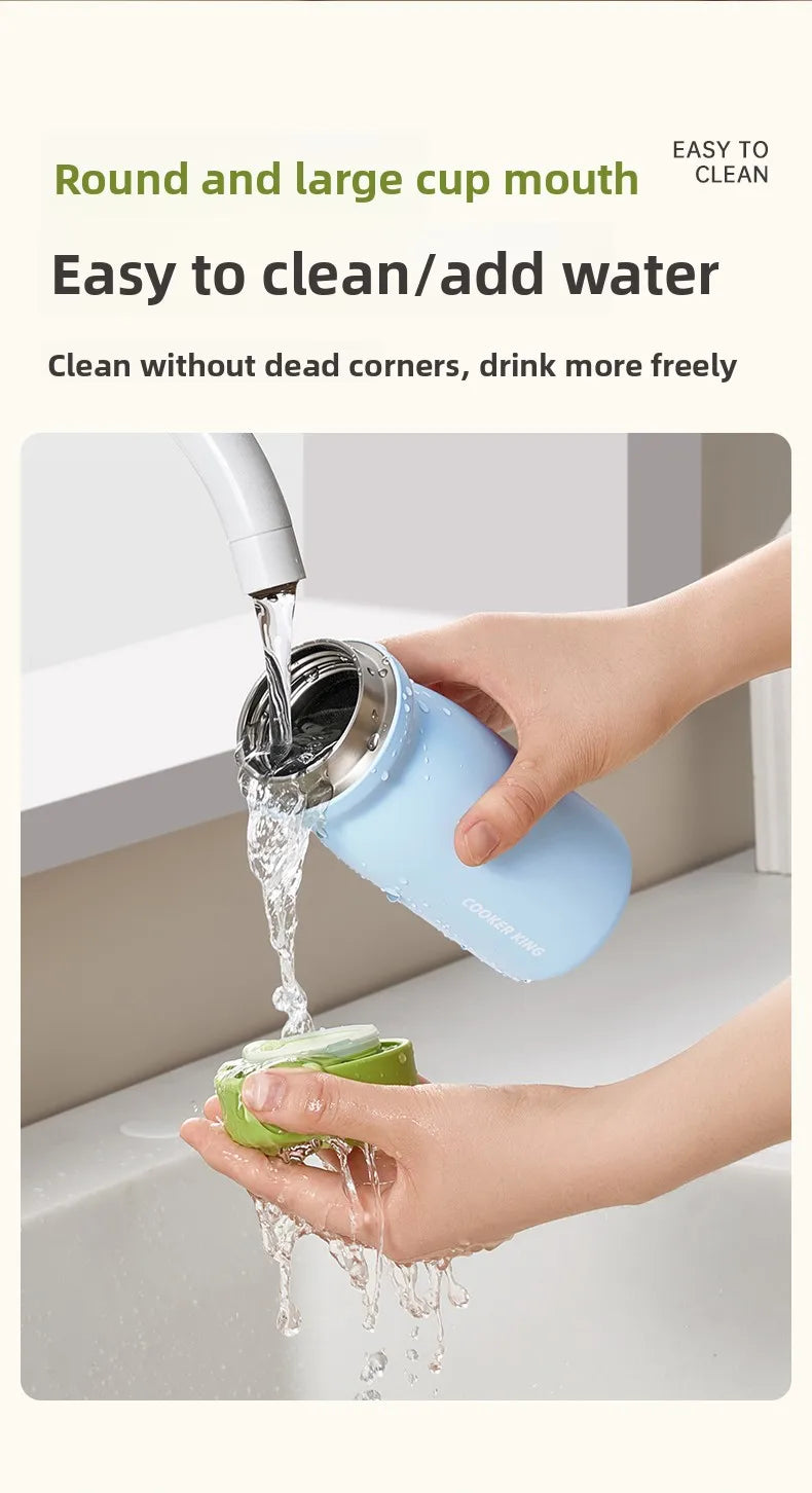 COOKER KING Leakproof Thermos for Travel Commuting Office Use Keep Your Beverages at Desired Temperature Stainless Stee