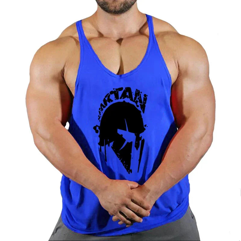 Bodybuilding Brand Jogger Gym Singlet Training Bodybuilding Tank Top Vest Shirt Sleeveless Fitness Cotton Shirt for Men