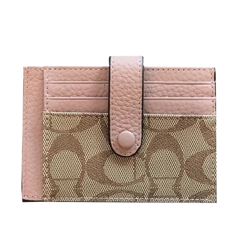 Women Short Small Wallets Fold Card Holder ID Bag Coin Purse Ladies Wallets Anti-degaussing driver's license card holder