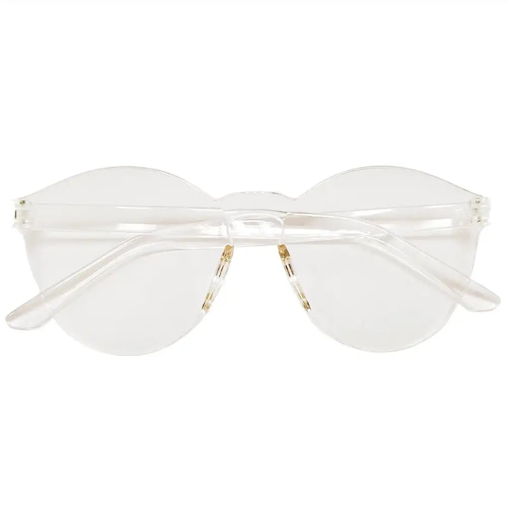 One-piece Frameless Sunglasses Women  Fashion Gradient  Sun Glasses Trending Eyewear