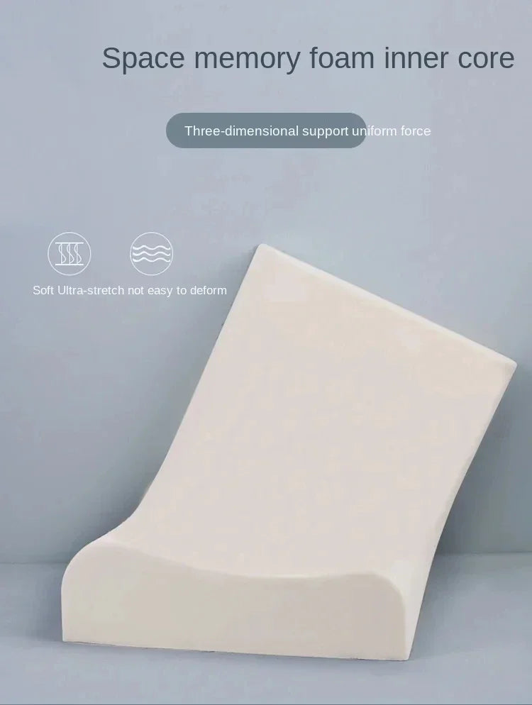 Bamboo Fiber Pillow Slow Rebound Health Care Memory Foam Pillow Memory Foam Pillow Orthopedic Pillows Support NeckRelief