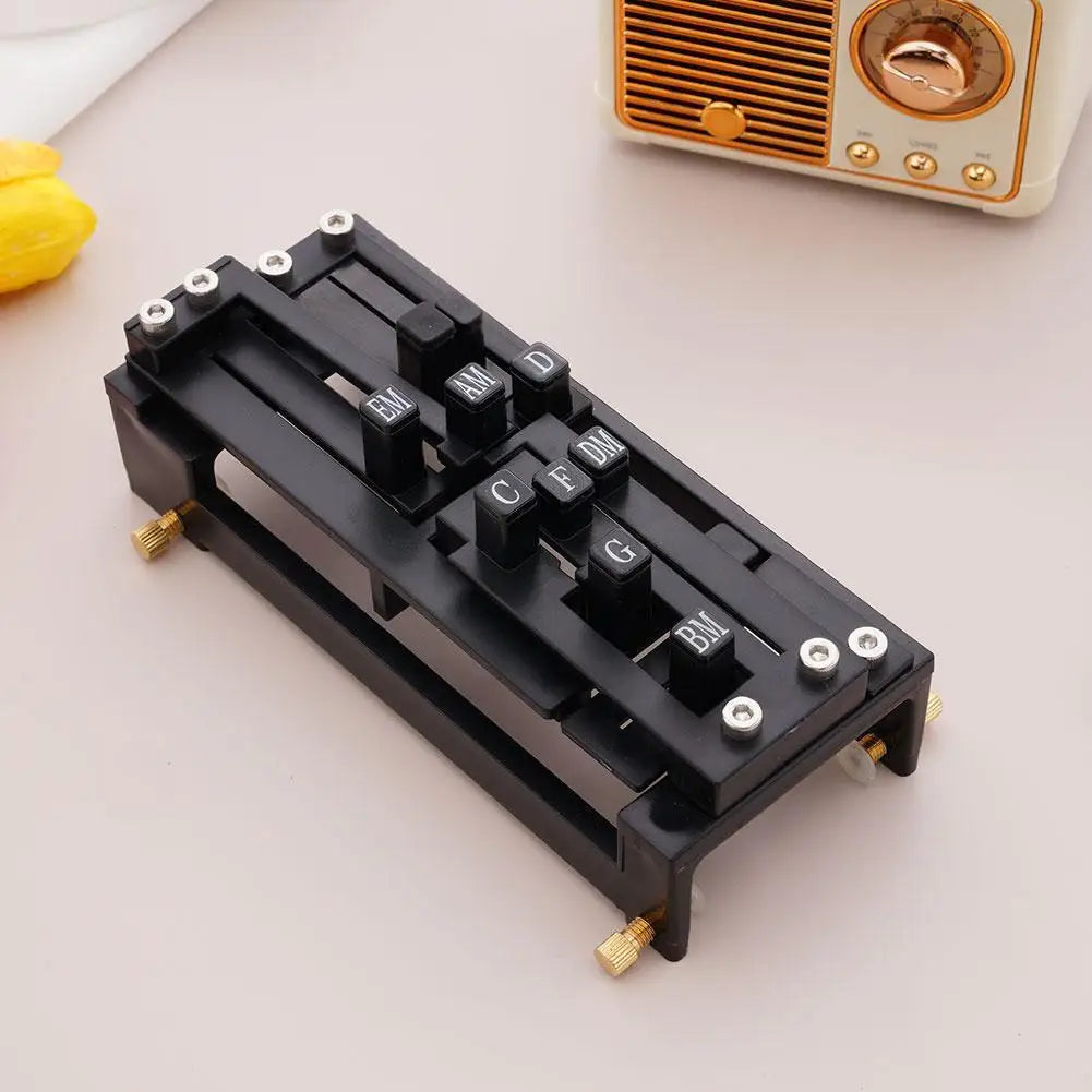 Guitar Aid Chords,Portable Guitar Learning System Teaching Beginner Trainer Practice Tools for Beginners Friends Family Adults