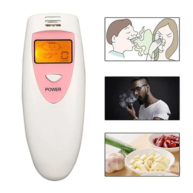 Pocket Bad Breath Tester Odor Detector Health-Care Gadgets Breathalyzer Smell Checker