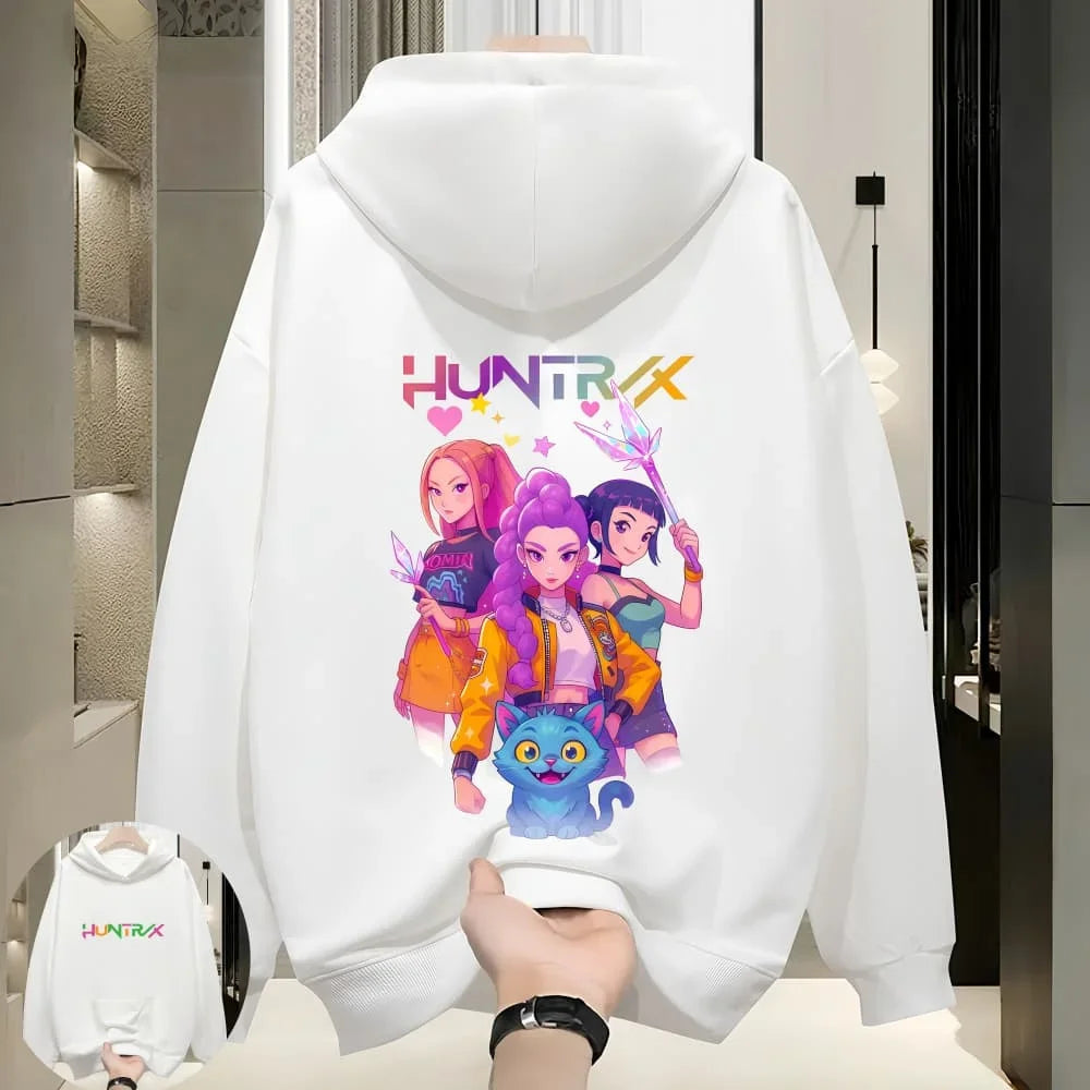 The women's hunting team sweaters are warm in autumn and winter and are not heavy, the same for parent-child.