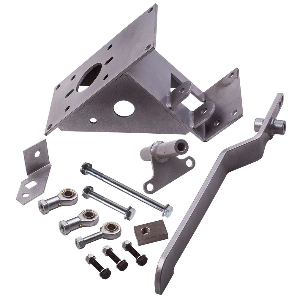 Steel 90 Degree Under Dash Hanging Brake Pedal Kit Assembly for Ford Fit Chevy