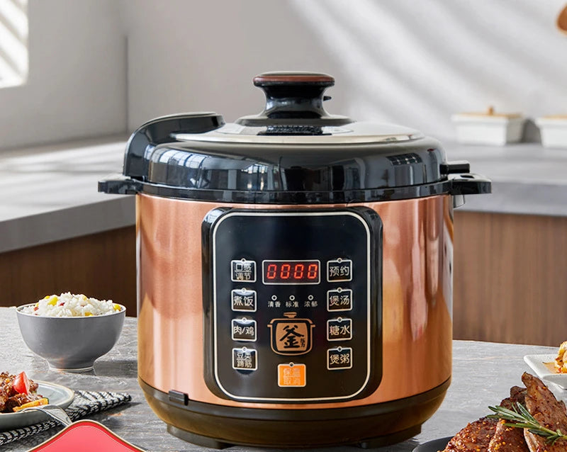 Electric pressure cooker, household multifunctional rice cooker, intelligent 5-liter large capacity