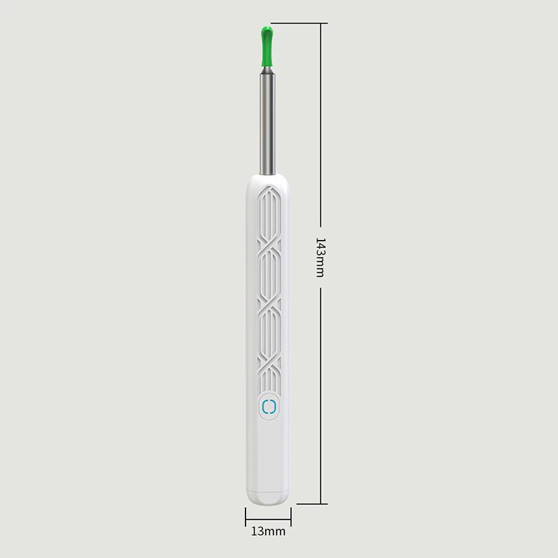 Intelligent WiFi Ear Health Device with Live Camera & LED Lighting, Solid ABS Plastic, Easy Transportation Design