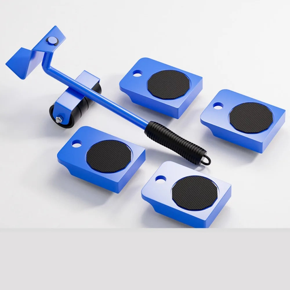 1Set Heavy Duty Furniture Lifter Mover Roller with Wheel Bar Moving Device Lifting Helper Furniture Moving Transport Tool
