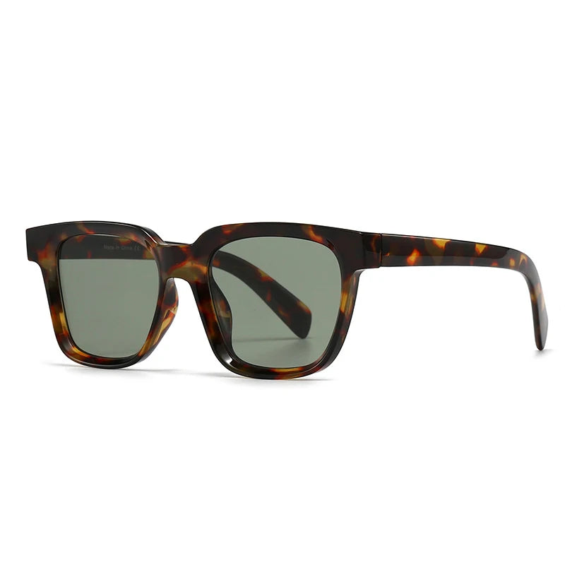 SHAUNA Retro Square Sunglasses Women Shades UV400 Fashion Men Trending Sun Glasses