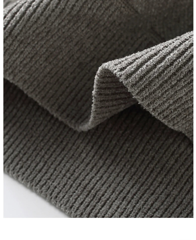 Pullovers Sweater For Men Men's Clothing Men's Sweat-shirt Spring Casual Streetwear Knit Autumn Fashion Hombre Warm Solid Male