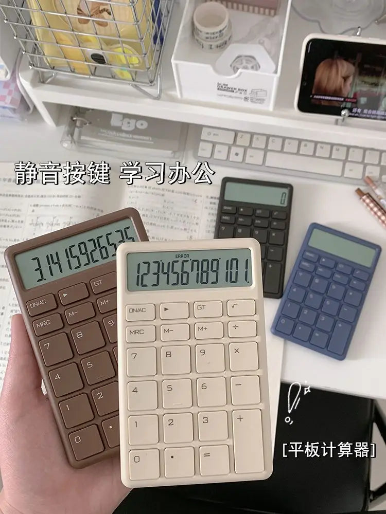 Beautiful Calculator Scientific Fashionable and Cute Calculators Mute Simple Administrative Financial Equipment Office Computer