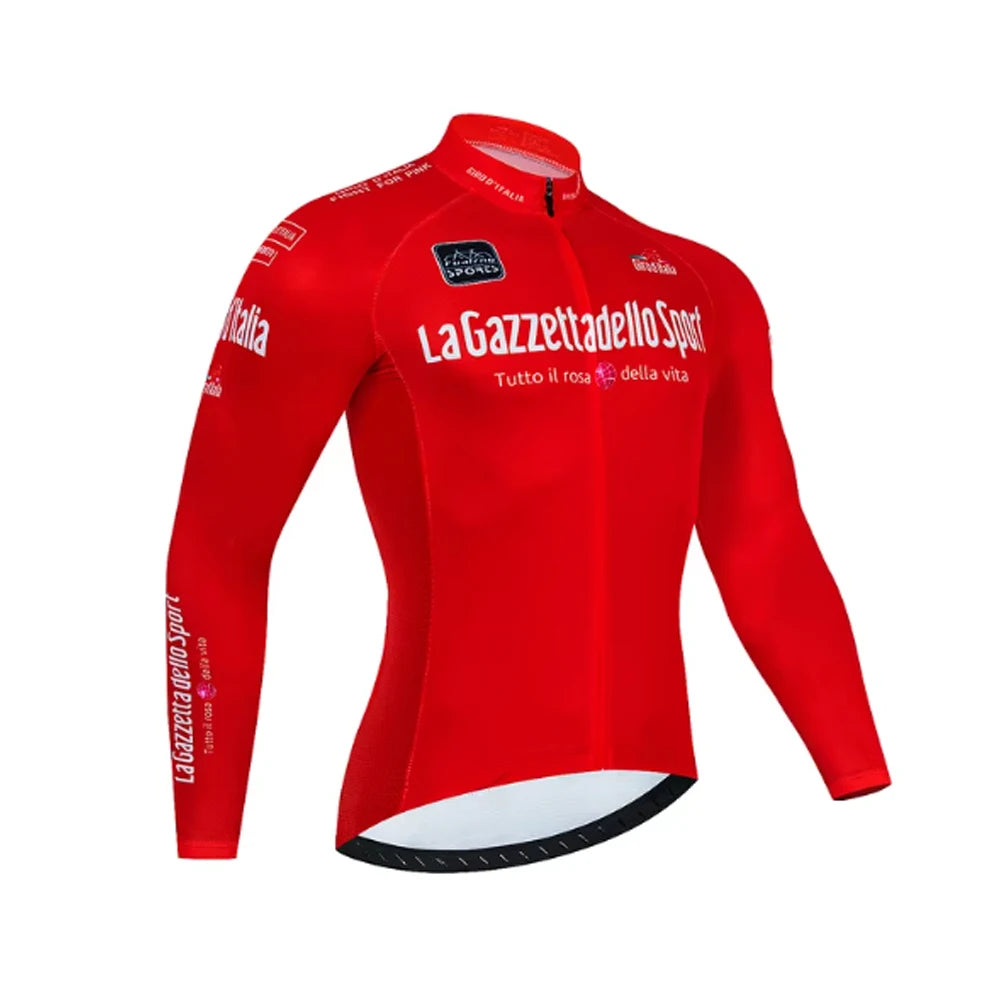 2025New Cycling Jersey Long Sleeve MTB Bicycle Clothing Men Bike Sportswear Sport Clothes Shirt Spring / Autumn Outdoor Team Top