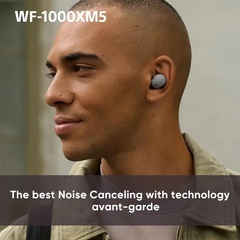 SONY WF-1000XM5 Earphones Wireless The Best Noise Canceling Earbuds Bluetooth Up to 24-Hour Battery Life Multipoint Connection