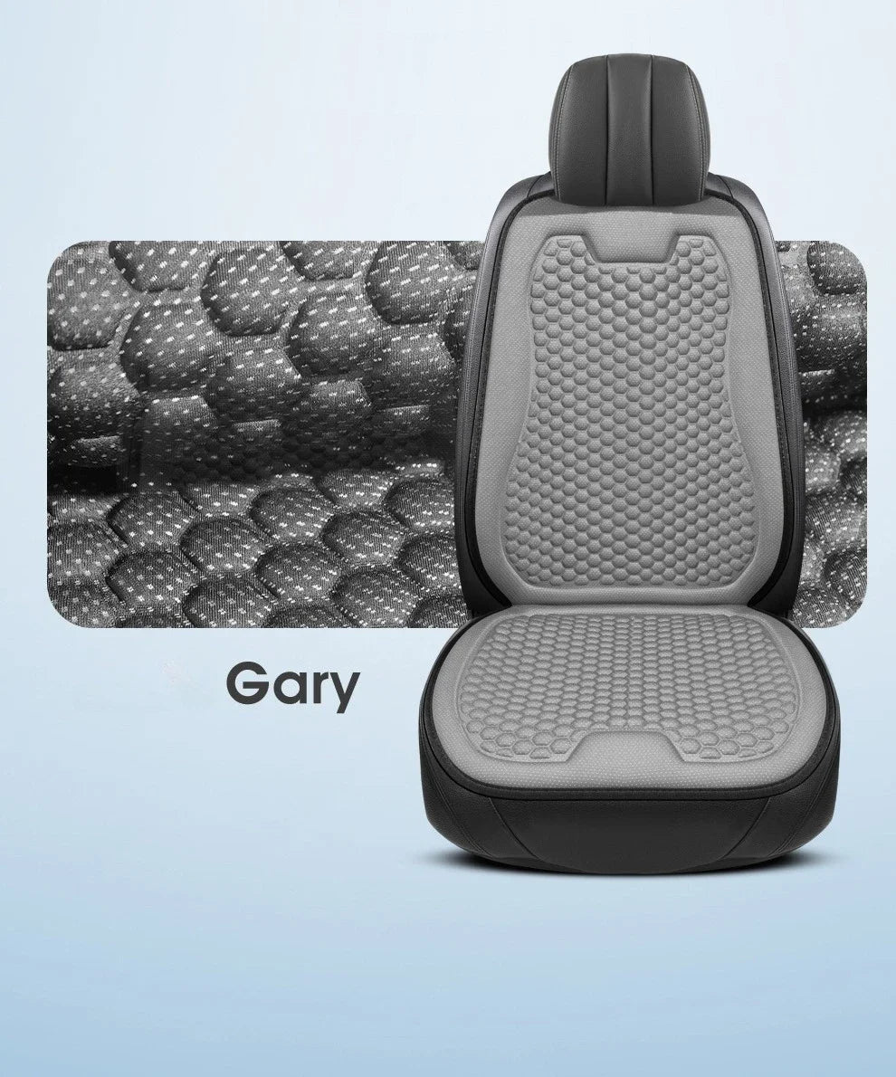 Breathable Comfortable Summer Cool Ice Silk Car Seat Cushions with 3D Spherical Protrusions Soft for Most Cars