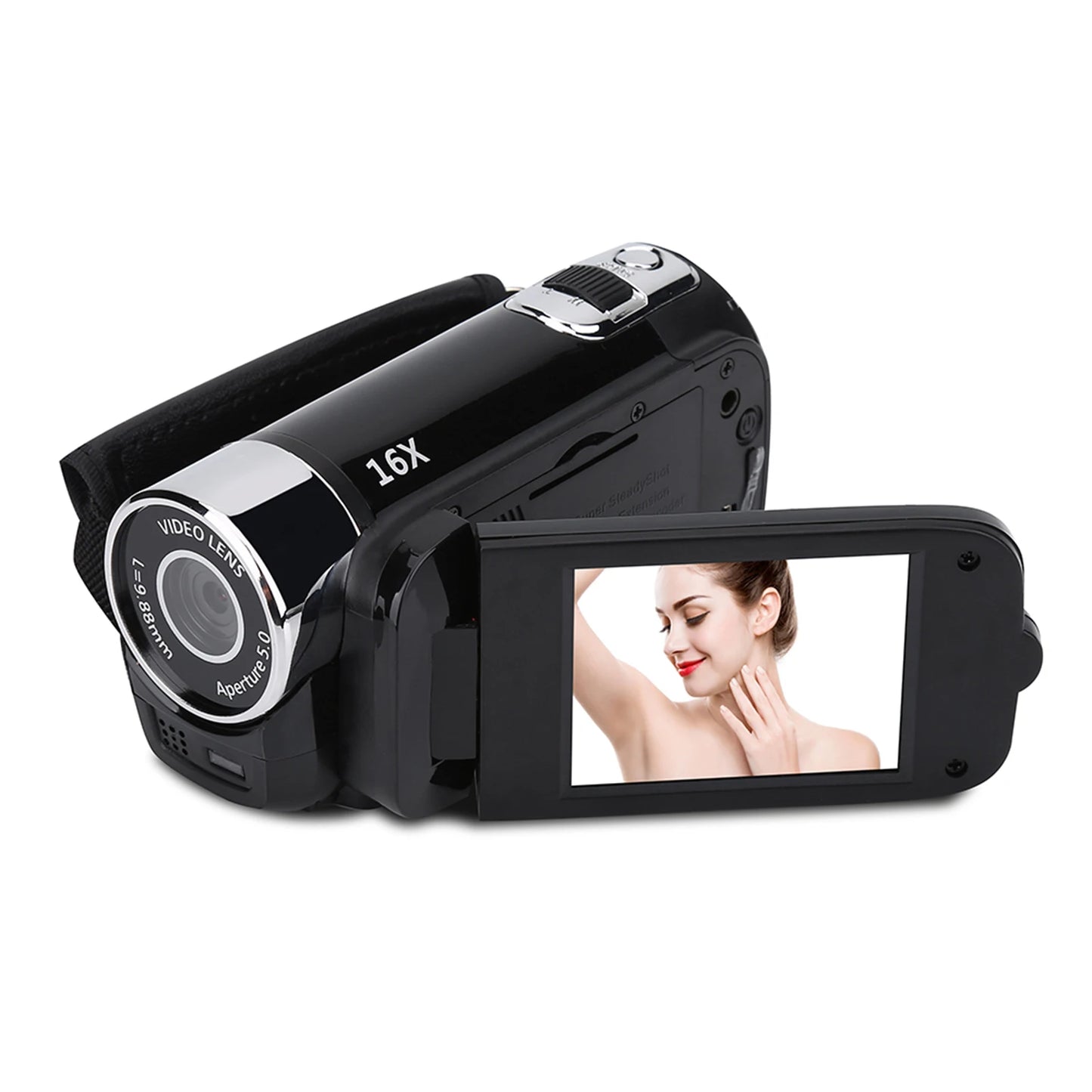 DV Camera Digital Camcorder HD Video Camera Full HD Rotation 16X High Definition Digital Camcorder Video DV Camera Digital DV