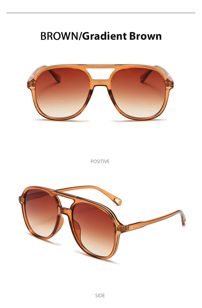 SHAUNA Trending Pilot Sunglasses UV400