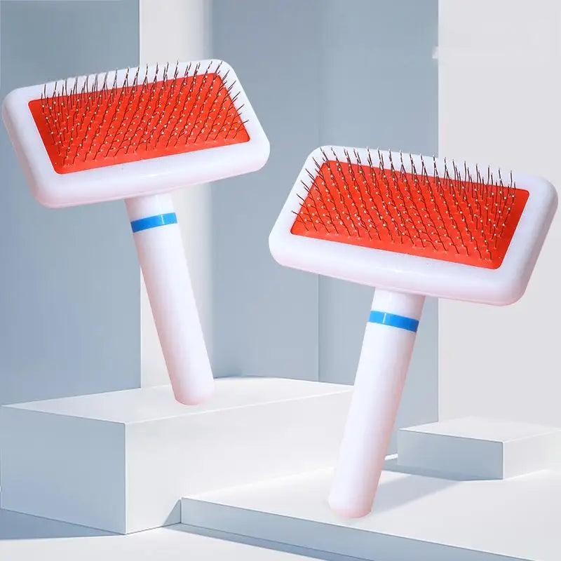 Pet Slicker Brush for Dogs Cats Massage Brush Deshedding Comb Grooming Brush for Poodle Maltese Puppy Kitten Guinea Pig Rabbit