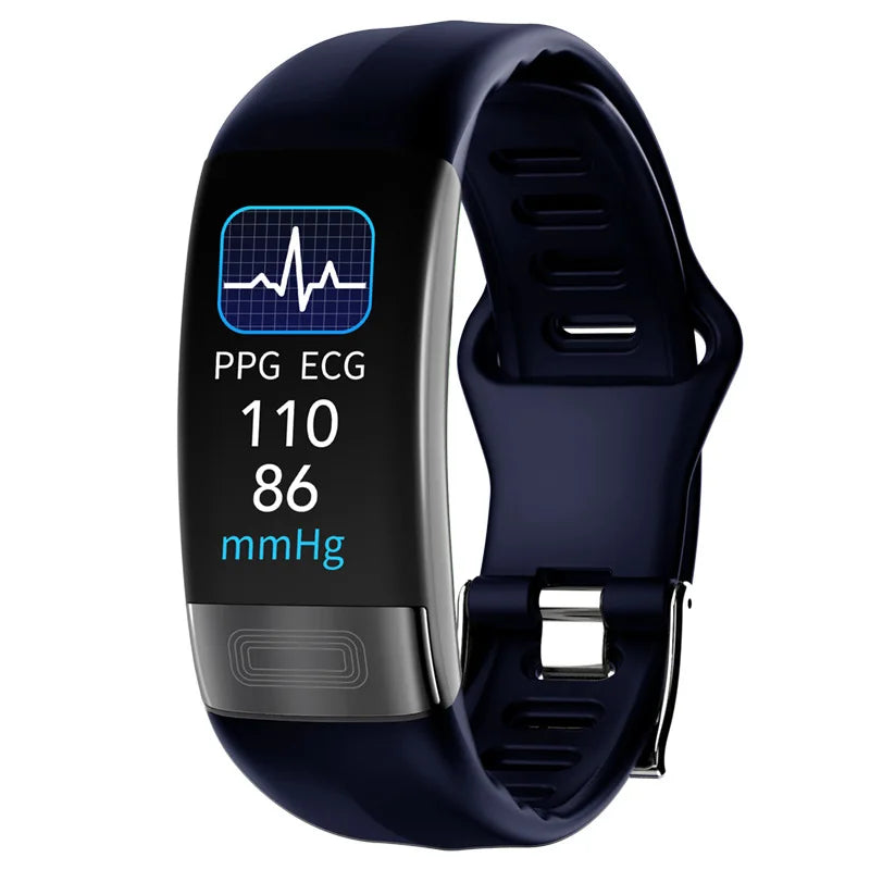 Elderly Smart Bracelet Health Tracker ECG Blood Pressure Body Temperature Waterproof Multi Functional Bracelets Suitable Android