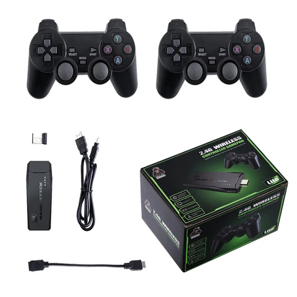 Video Game Console 2.4G Wireless Controller, 4K, 20000 Games, Retro Games for PS1/GBA Boy, Christmas Gift