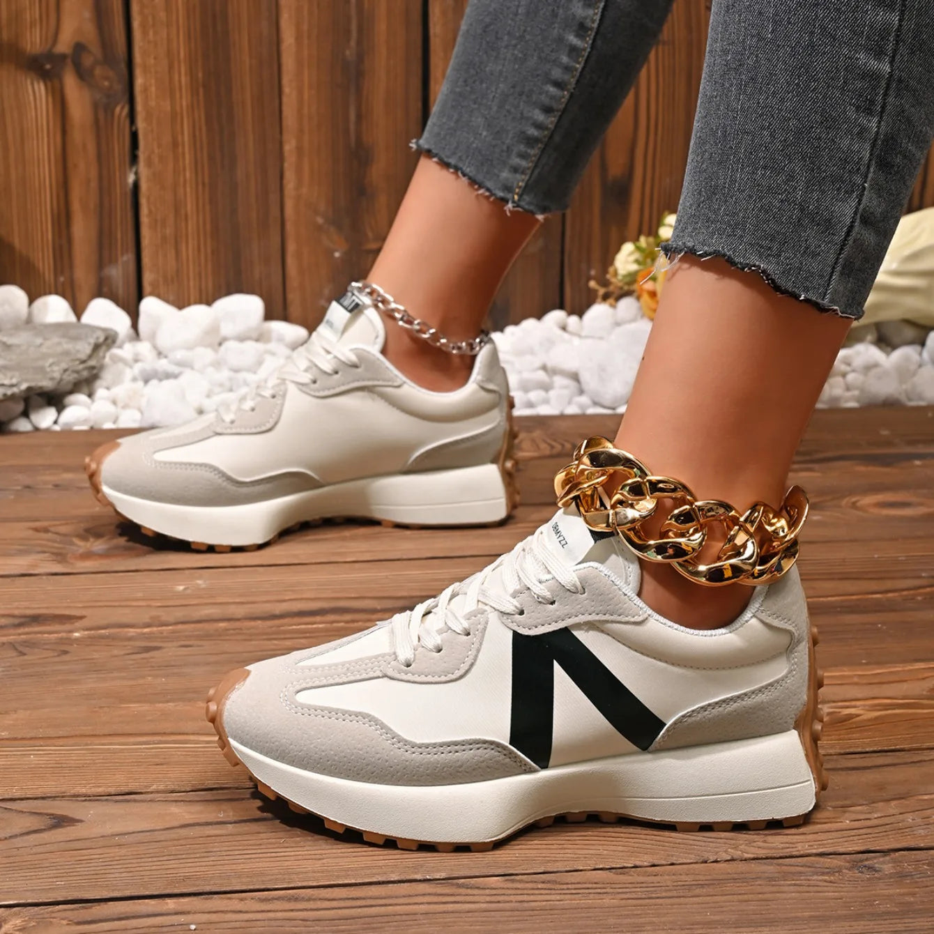 2025 Women Shoes Comfortable Quality Autumn Fashionable Sneakers Non-slip Wear-resistant Casual Couple Shoes Zapatos De Mujer