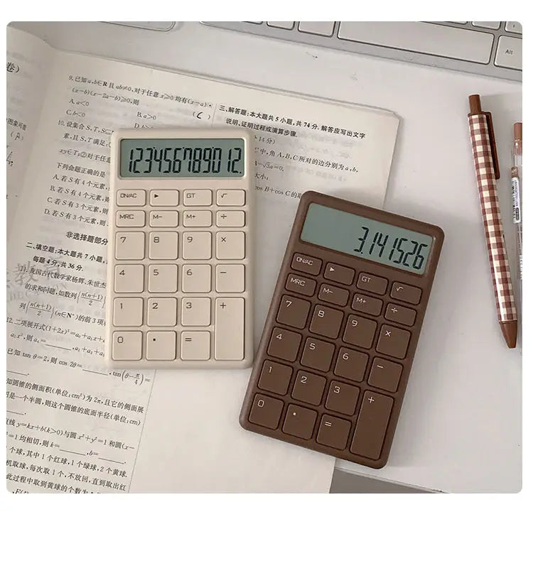 Beautiful Calculator Scientific Fashionable and Cute Calculators Mute Simple Administrative Financial Equipment Office Computer