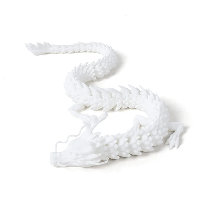3D Printed Dragon Feathered Wyvern Dragon Articulated Fidget Dragon Home Office Decor Desktop Pet Desk Toy