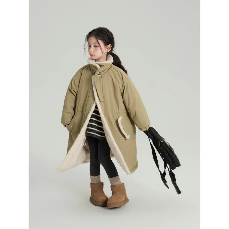 New Cotton Clothes, Thickened Warm Cotton Clothes in Autumn and Winter, Lamb Wool Workwear Coat, Warm Coat