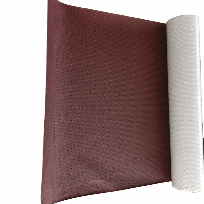 Self-Adhesive Faux Leather Repair Patch Breathable Perforated Leather Repair Sticker for Furniture Sofas Car Seats Office Chairs