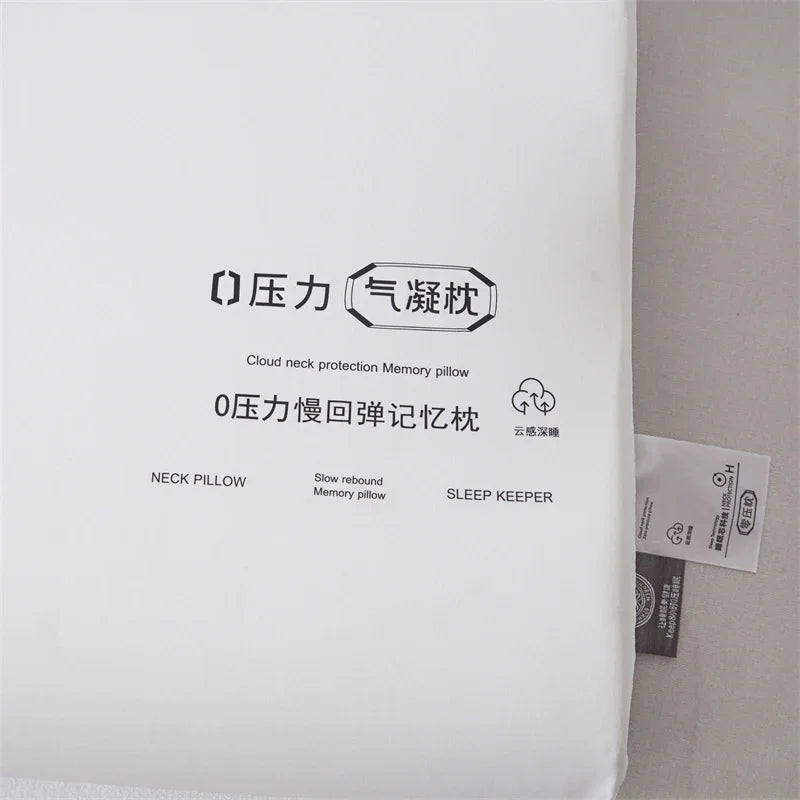 Memory Foam Pillow Slow Rebound Neck Support Deep Sleep Comforter Home Goods Pillow for Kids and Adults ，Single Pillow
