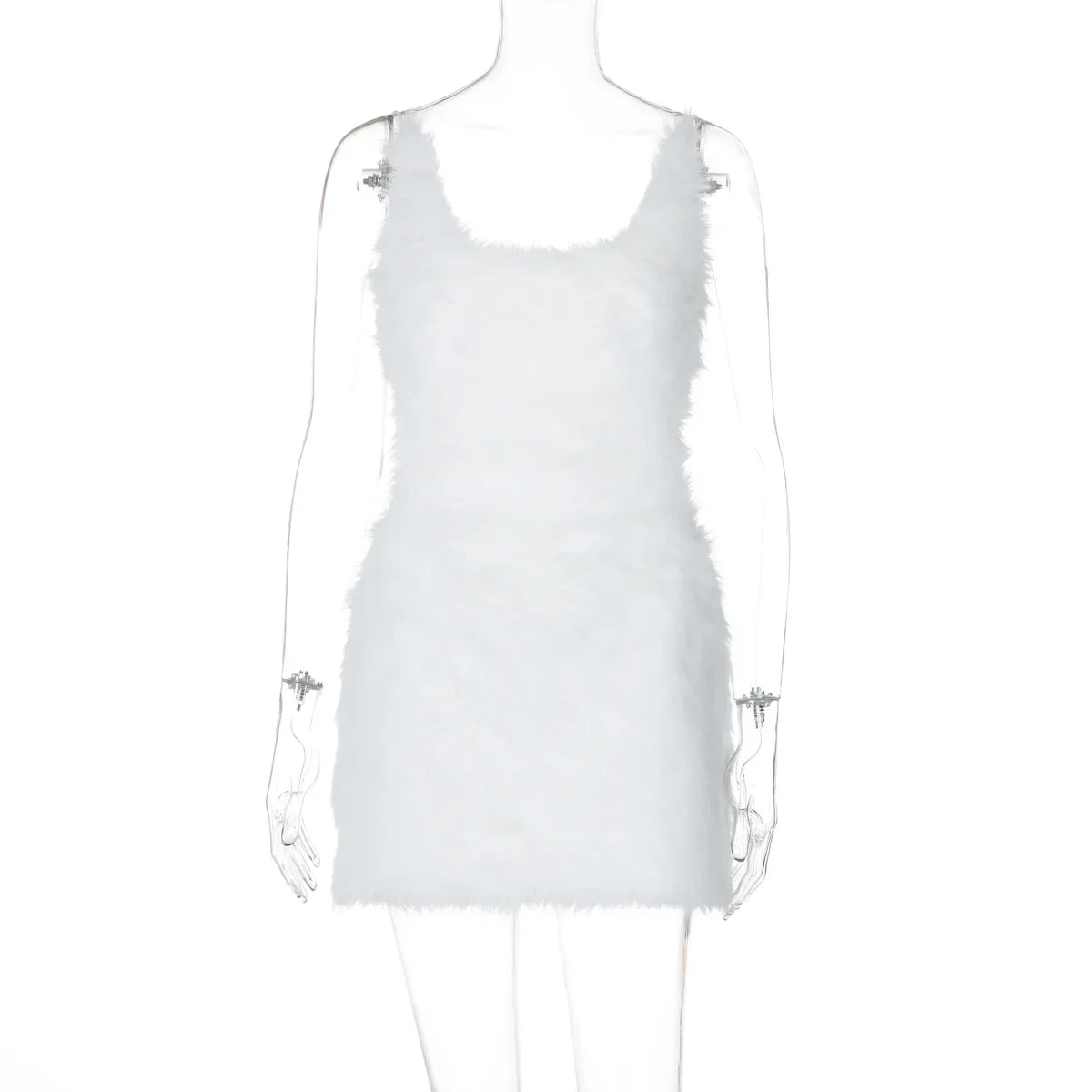 Ladies Autumn Feather New Fashion Night Clubwear Dress Women Sleeveless Backless Bodycon Mini Dresses Evening Party Fall Outfits