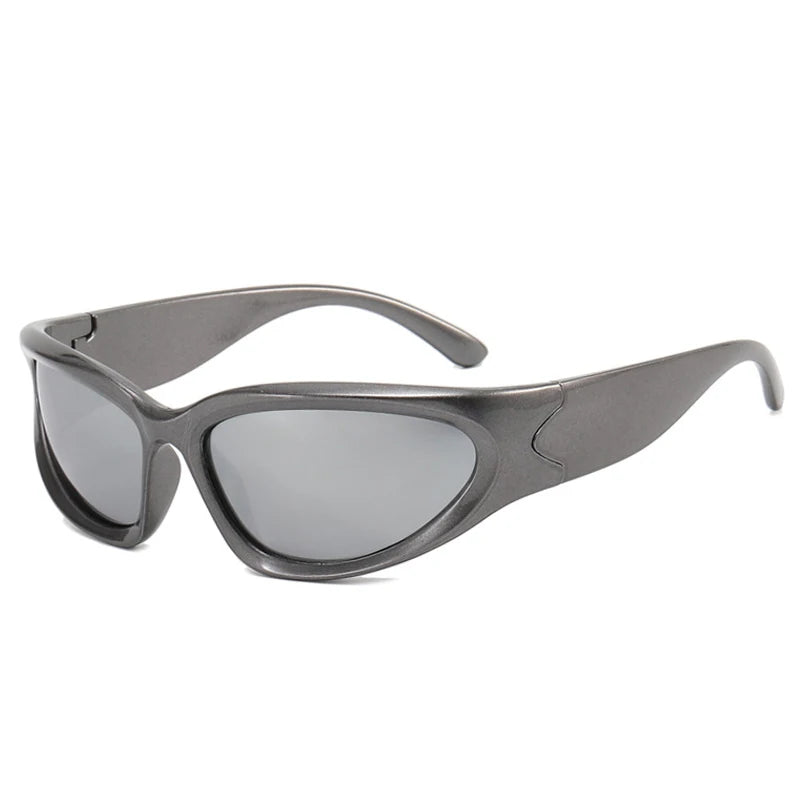 SO&EI Fashion Women Square Sunglasses Retro Punk Trending Shades UV400