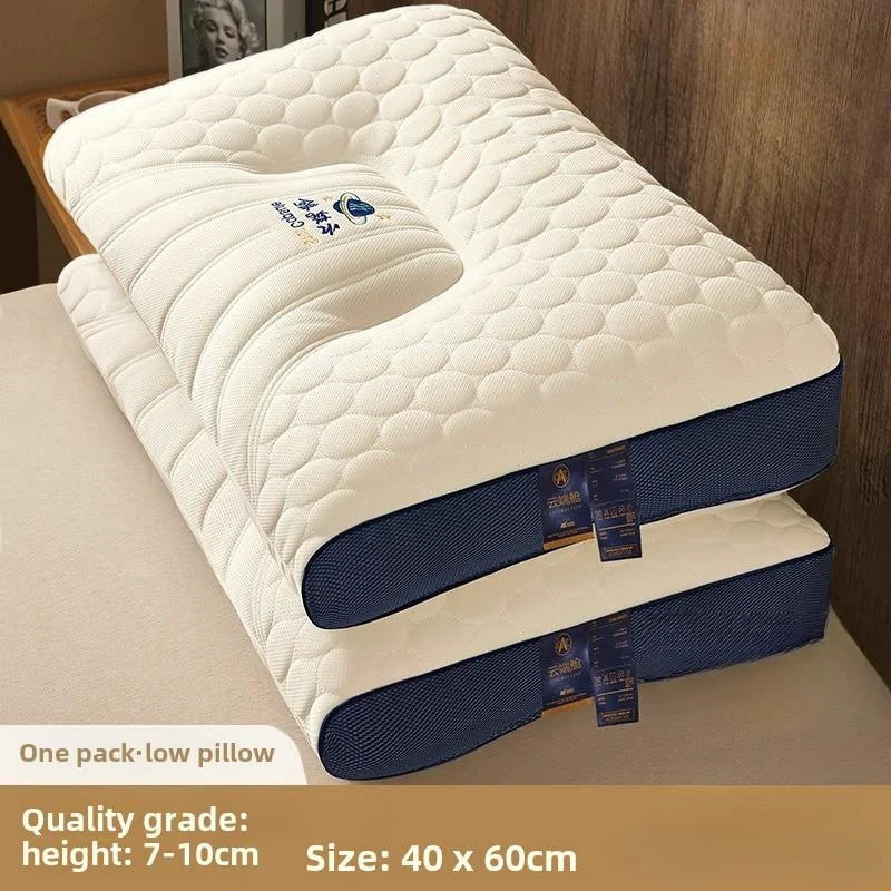 Latex filled pillow pillow pillow sleep pillow neck pillow deep sleep sleep aid pillow massage