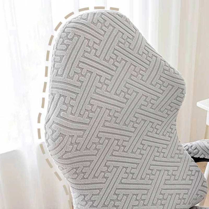 Jacquard Gaming Chair Covers Elastic Office Chairs Cover Armchair Slipcover Computer Chair Slipcovers with Armrest Covers