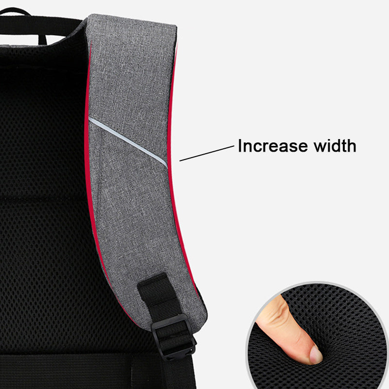 Men's Anti-theft Laptop Backpack, Travel Large Capacity Business Bag Shoulder Bag