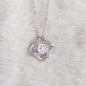 Love knot necklace beauty brilliance elegant pendant chain gift